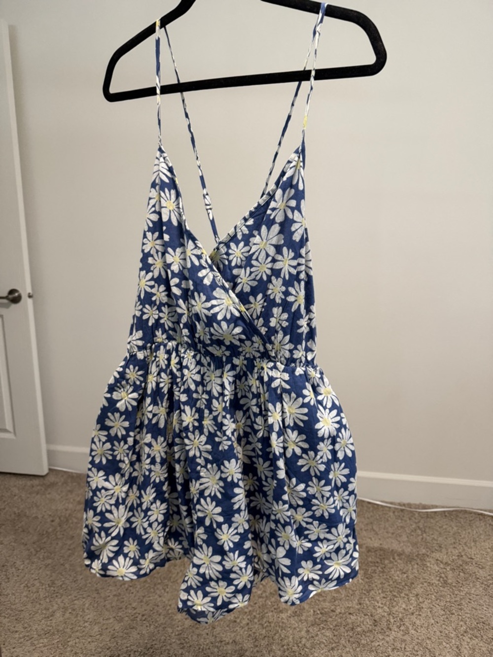 American Eagle Outfitters Blue Daisy Print Dress